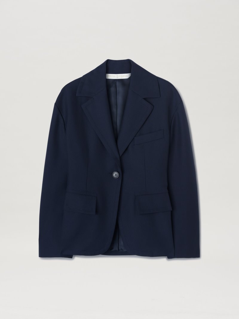 Blazers Palm Angels Gabardine Criss-crossed Blazers Mujer Indigo Azules Indigo Azules | ES-236329