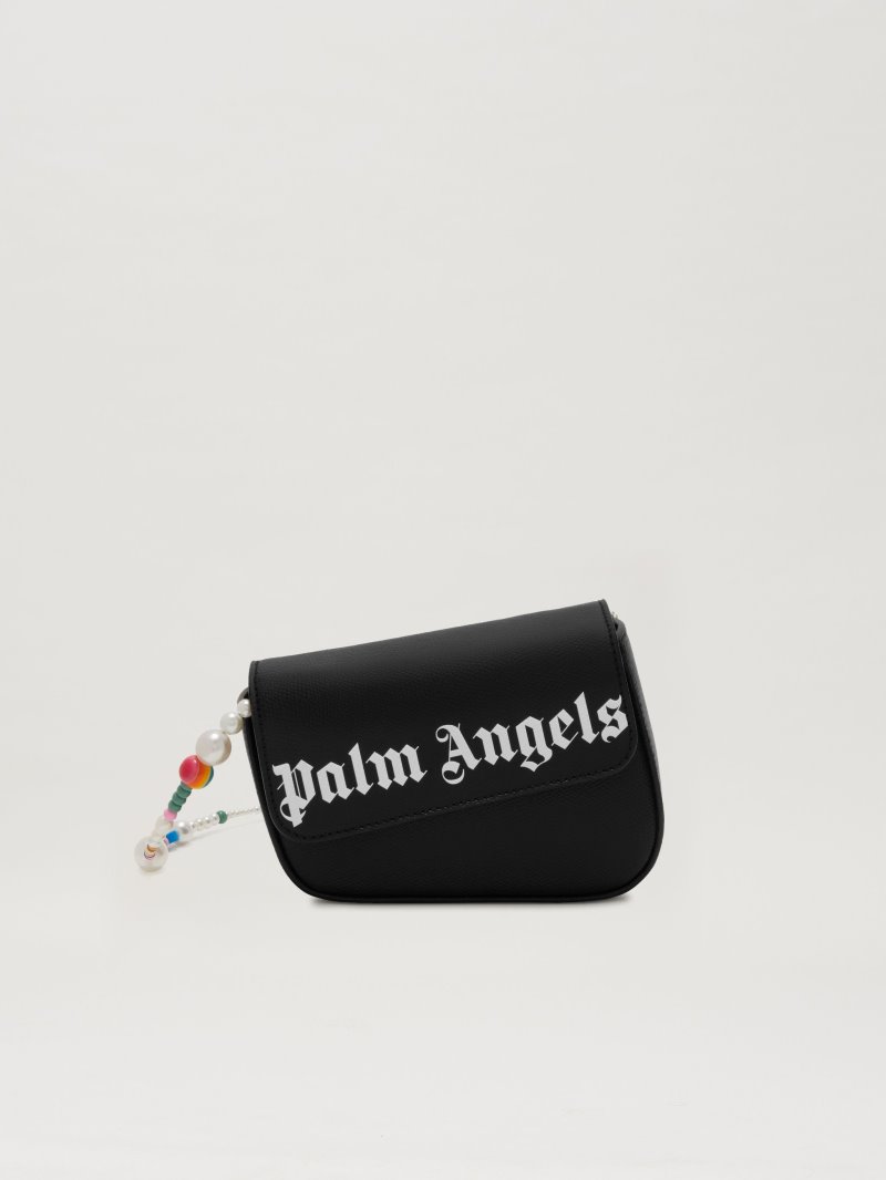 Bolsos Cruzados Palm Angels Crash Bags Mujer Negras Blancas | ES-795470