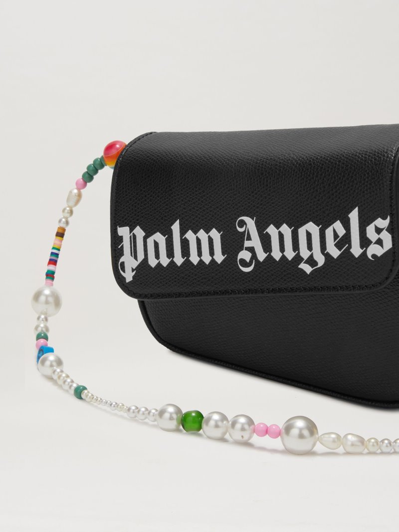 Bolsos Cruzados Palm Angels Crash Bags Mujer Negras Blancas | ES-795470