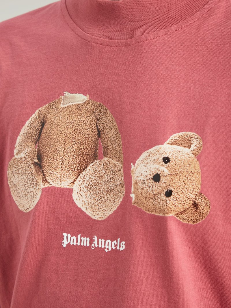 Camiseta Palm Angels Bear Cropped T Shirt Mujer Burdeos Marrones | ES-813782