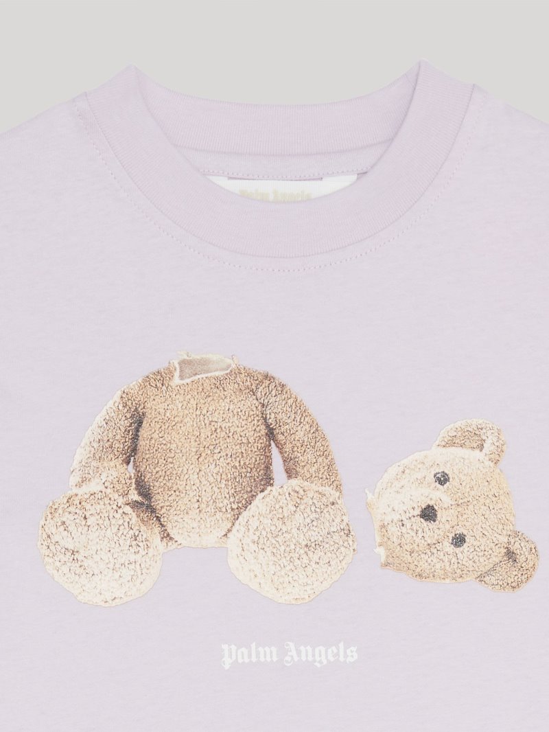 Camiseta Palm Angels Bear T Shirt Niños Moradas Marrones | ES-574473