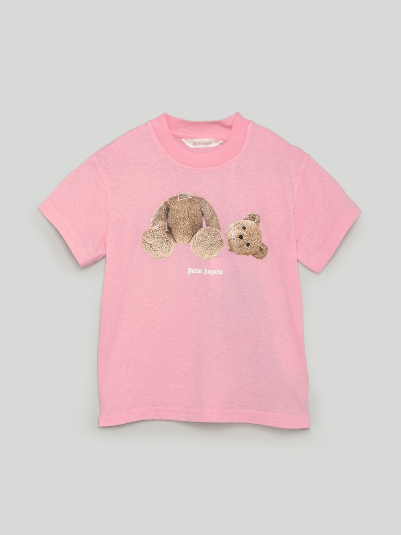 Camiseta Palm Angels Bear T Shirt Niños Rosas | ES-883263