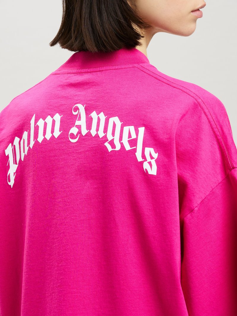 Camiseta Palm Angels Pa Bear Loose Tee Mujer Fucsia Marrones | ES-142788