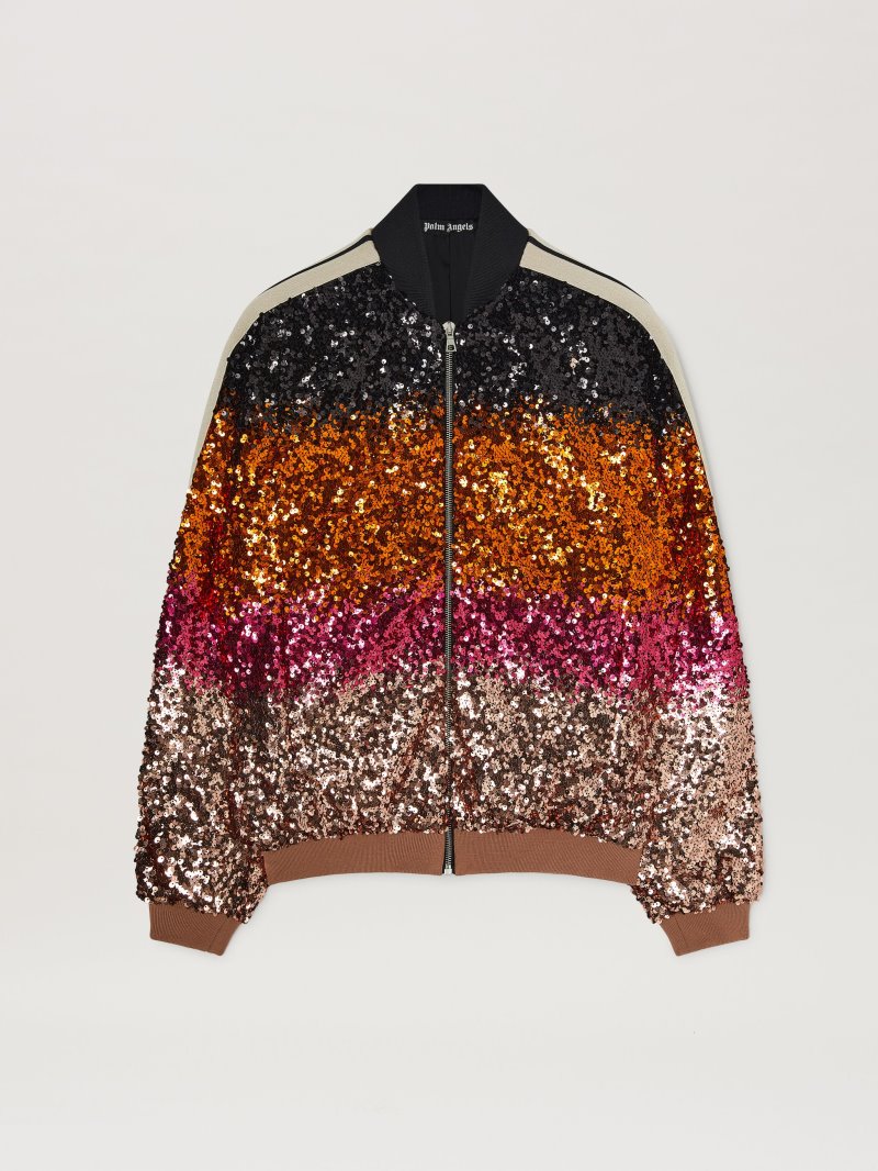 Chaqueta De Bombardero Palm Angels Show Sequins Bomber Hombre Multicolor | ES-451387