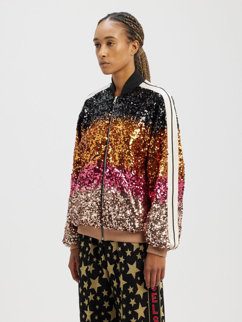 Chaqueta De Bombardero Palm Angels Show Sequins Bomber Hombre Multicolor | ES-451387