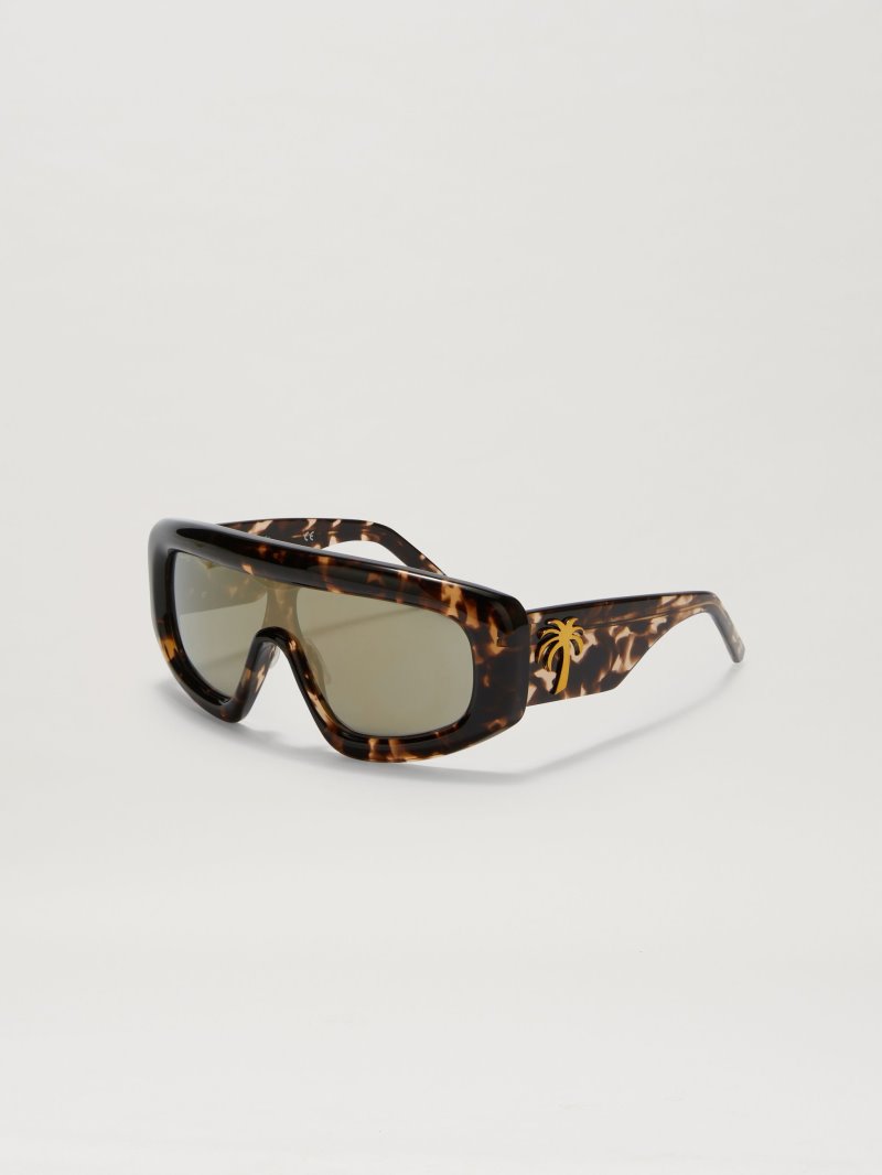 Gafas de Sol Palm Angels Carmel Sunglasses Hombre Marrones | ES-629472