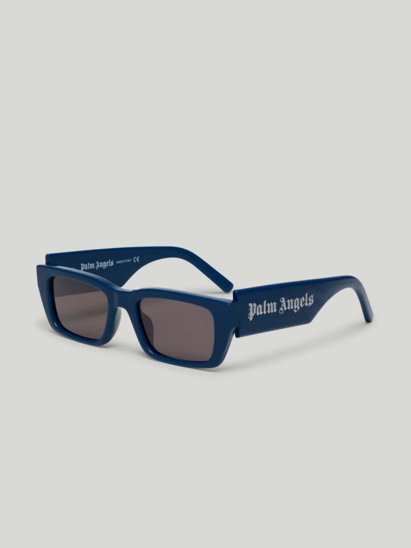 Gafas de Sol Palm Angels Palm Sunglasses Mujer Azules Azul Marino Gris Oscuro | ES-595326