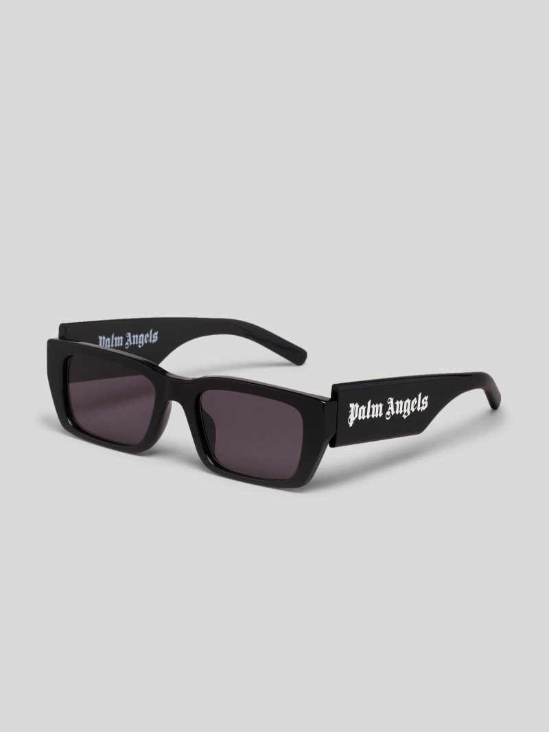 Gafas de Sol Palm Angels Palm Sunglasses Mujer Negras Gris Oscuro | ES-752362