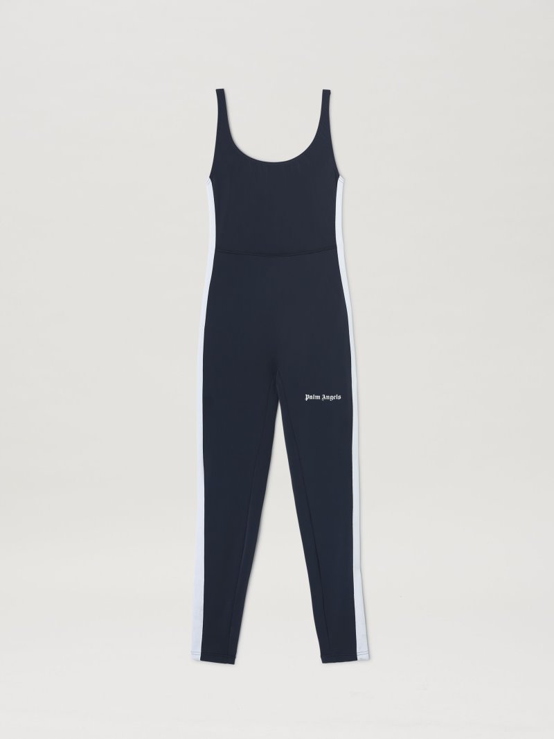 Mono Palm Angels Pista Entrenamiento Jumpsuit Mujer Gris Oscuro Blancas | ES-187686