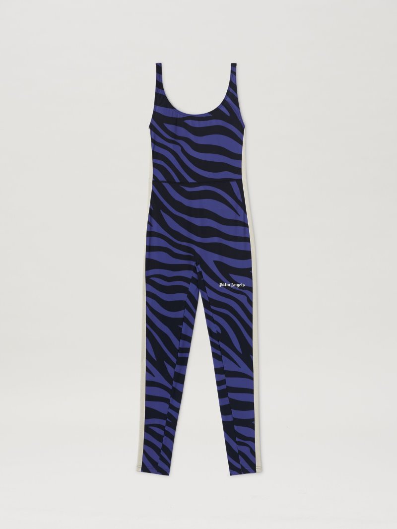 Mono Palm Angels Zebra Print Entrenamiento Jumpsuit Mujer Moradas Negras | ES-824774