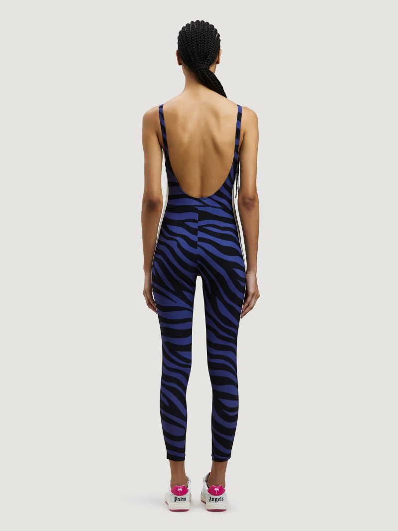 Mono Palm Angels Zebra Print Entrenamiento Jumpsuit Mujer Moradas Negras | ES-824774