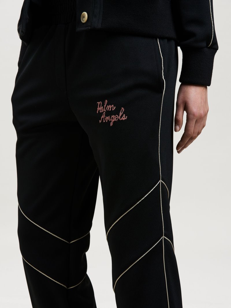 Pantalones Deportivos Palm Angels Buttoned Pista Pants Mujer Negras Rosas | ES-394359