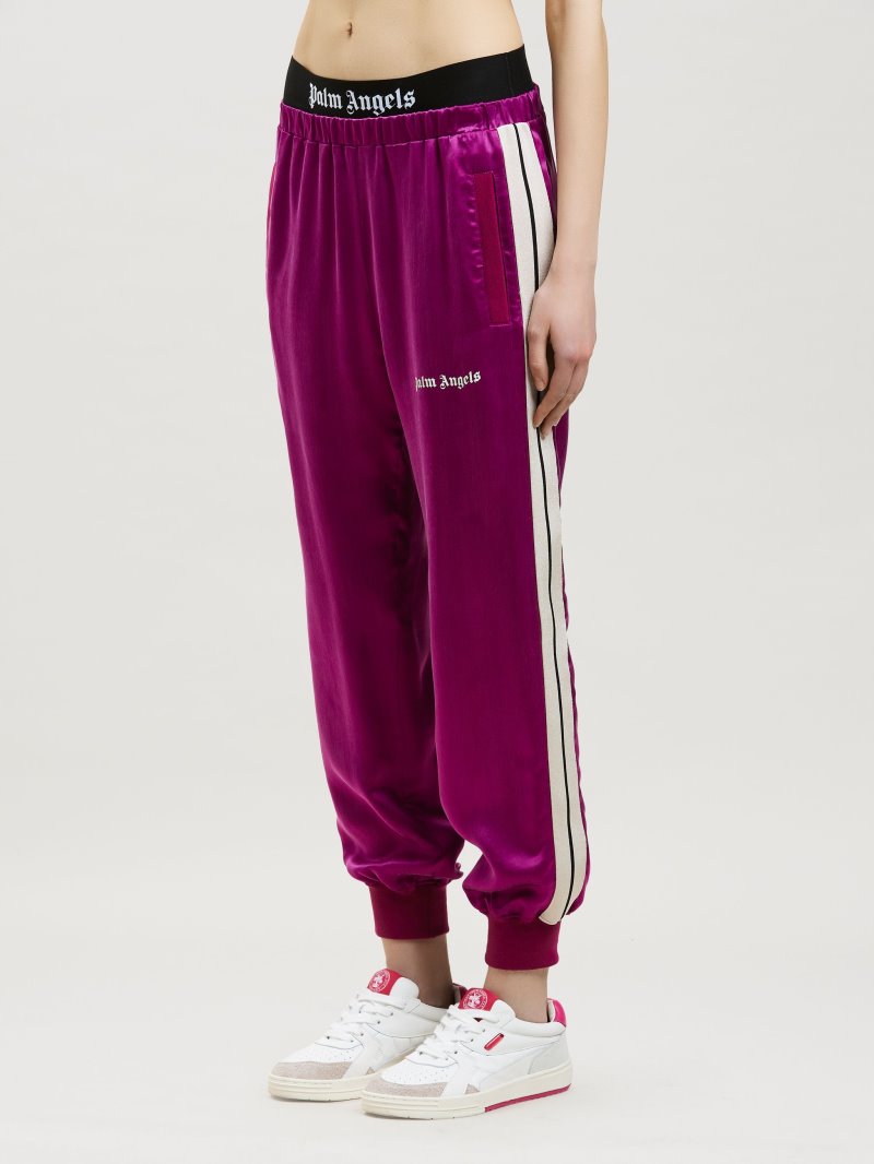 Pantalones Deportivos Palm Angels Luxury Sweatpants Mujer Burdeos Burdeos | ES-657807