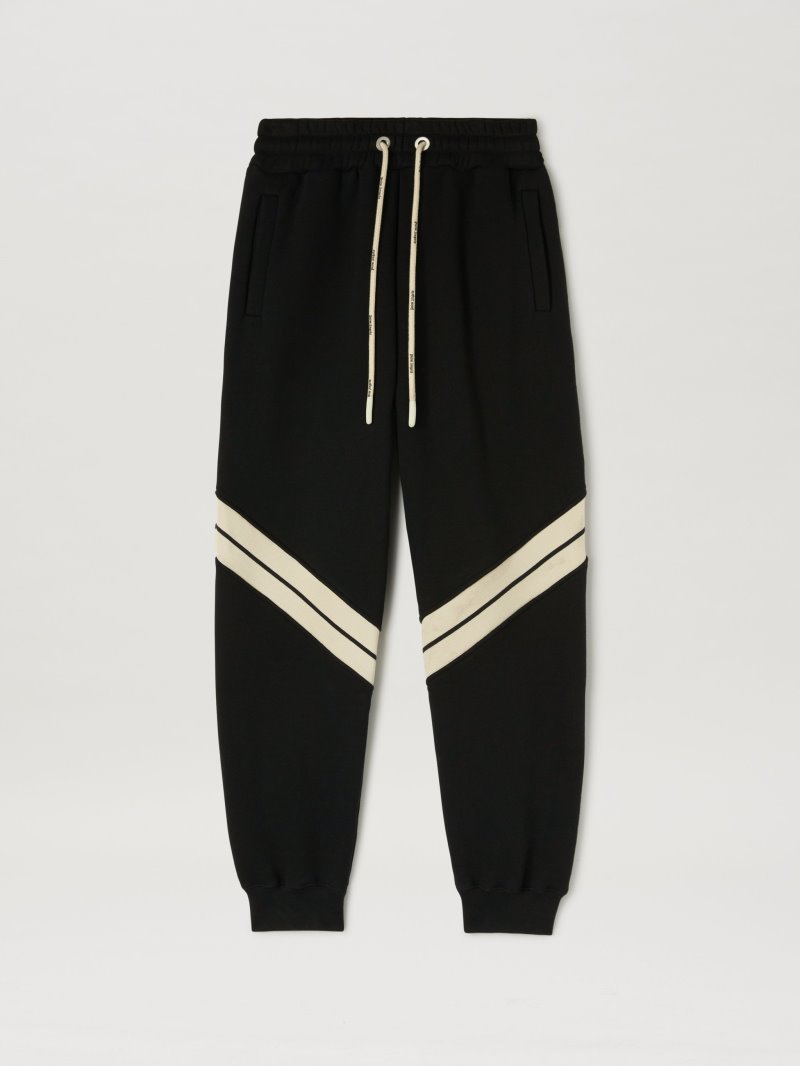 Pantalones Deportivos Palm Angels Pista Rib Sweatpants Mujer Negras | ES-319817