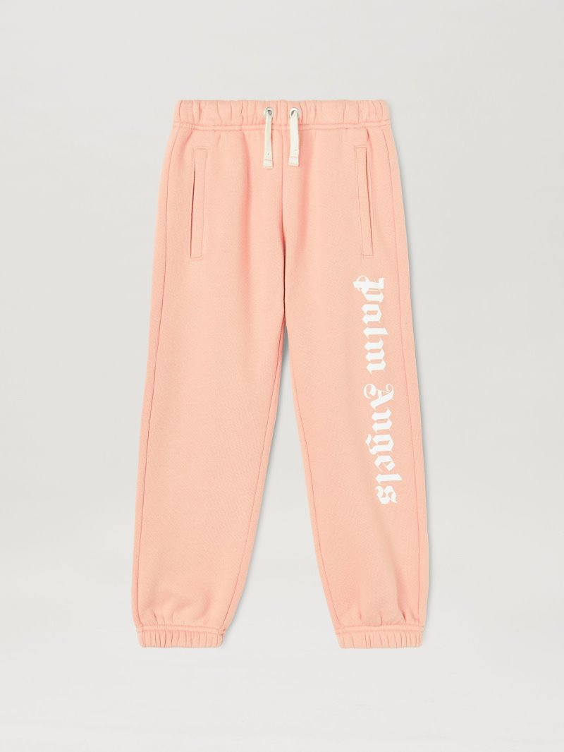 Pantalones Palm Angels Classic Overlogo Sweatpant Niños Rosas Blancas | ES-706519