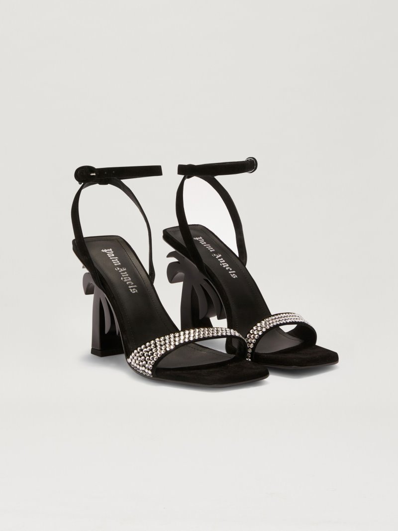 Sandalias Palm Angels Palm Heel Mujer Negras | ES-360607