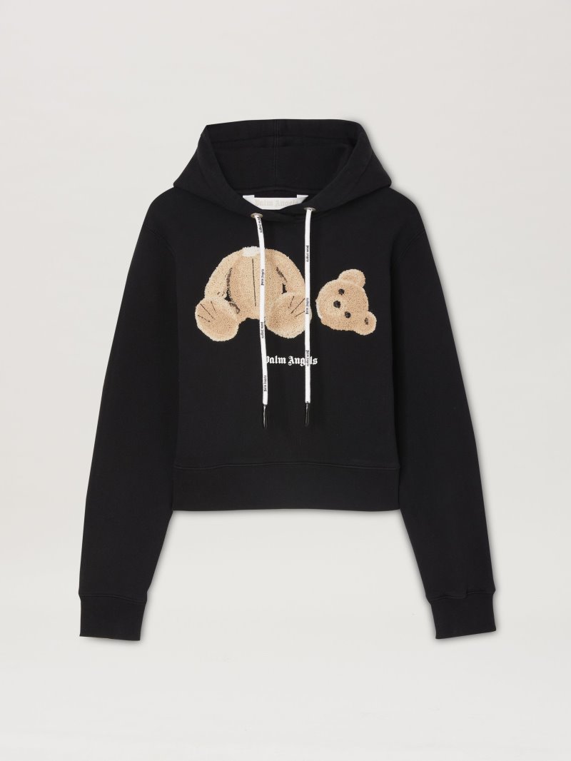 Sudadera Con Capucha Palm Angels Palm Bear Hoodie Mujer Negras Marrones | ES-082084