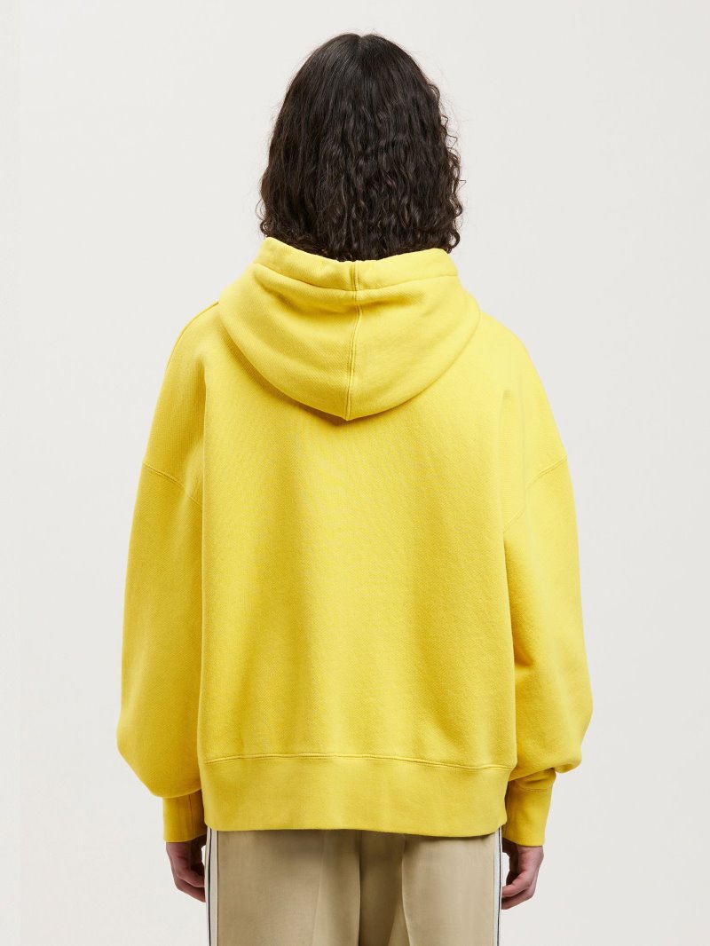 Sudadera Con Capucha Palm Angels Shark Hoodie Hombre Amarillo Gris | ES-566779