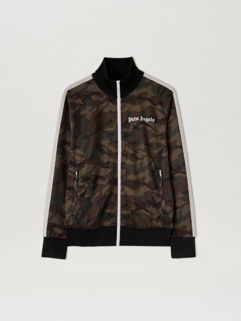 Sudaderas Palm Angels Camo Pista Jackets Hombre Negras | ES-079413