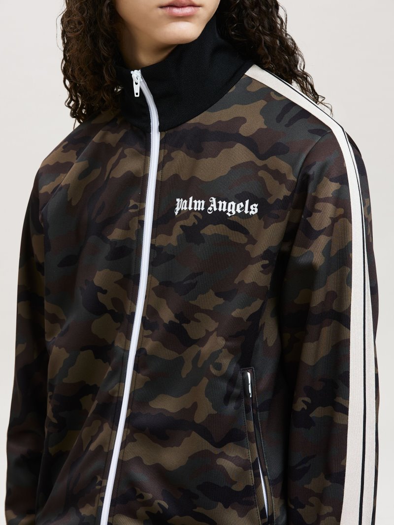 Sudaderas Palm Angels Camo Pista Jackets Hombre Negras | ES-079413