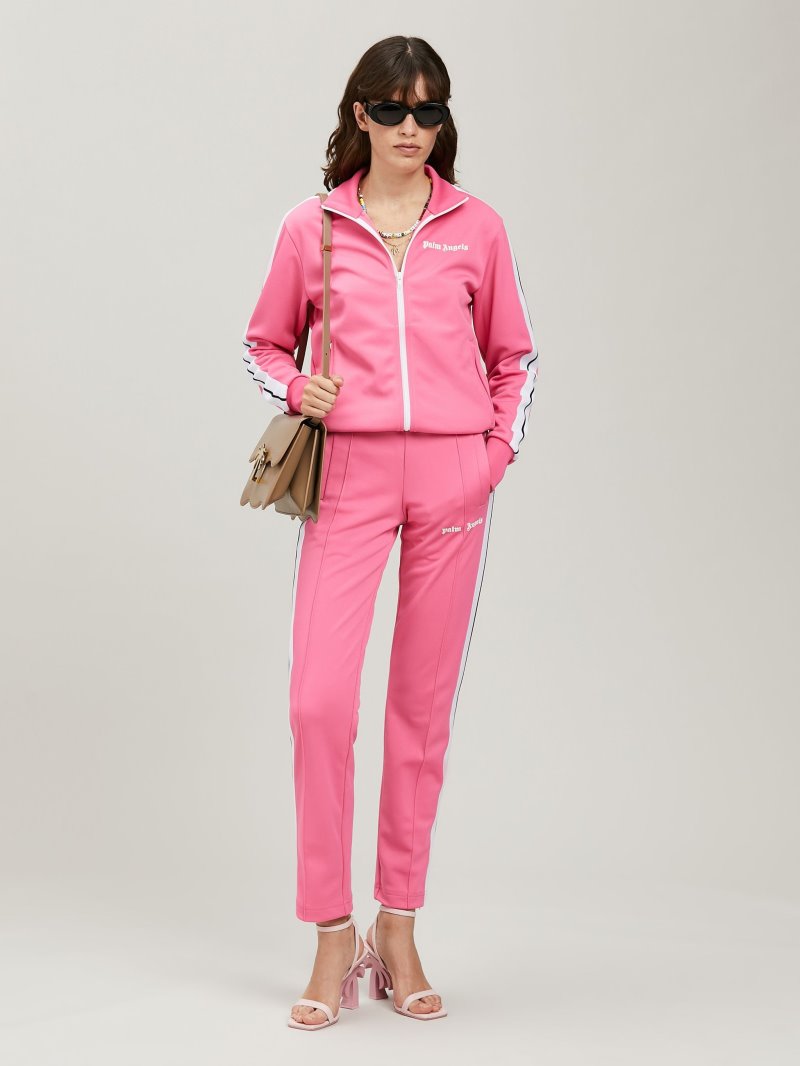 Sudaderas Palm Angels Fuchsia Pista Jackets Mujer Fucsia Blancas | ES-759395