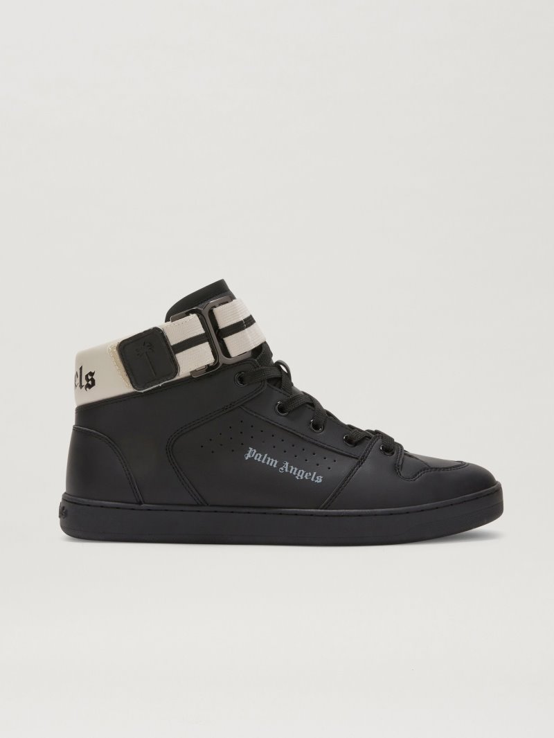 Zapatillas Palm Angels Altas Palm One Hightop Hombre Negras Negras | ES-150554