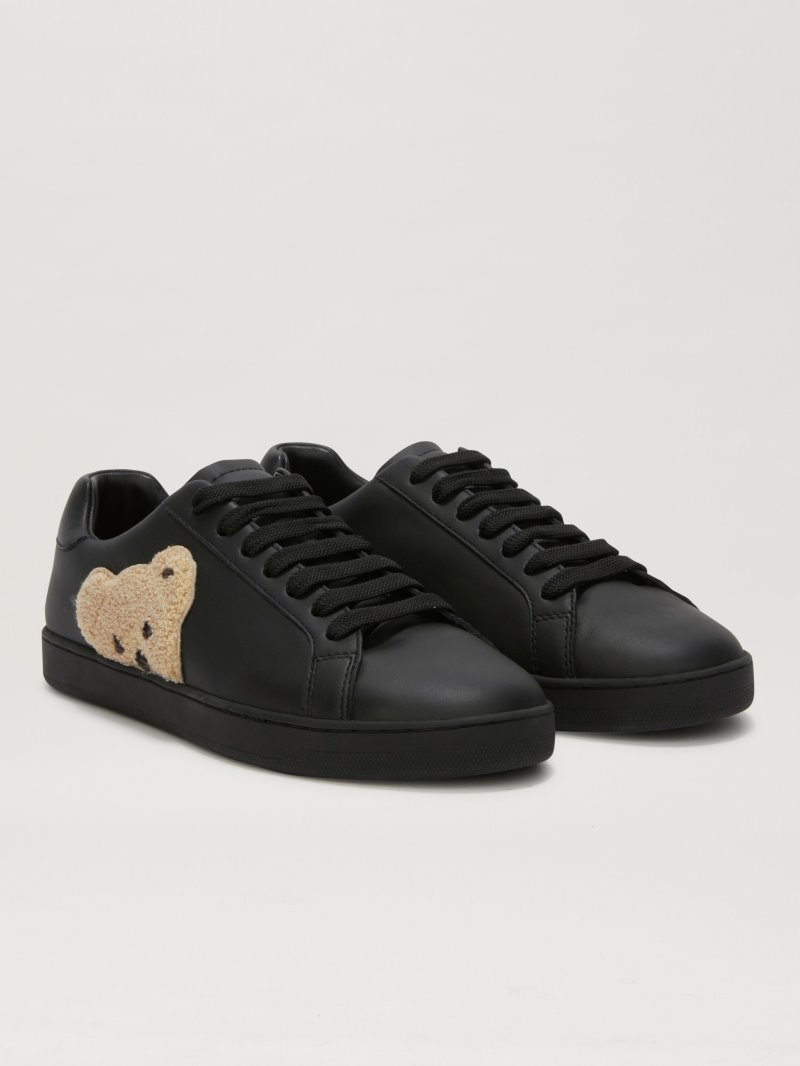 Zapatillas Palm Angels Bajas New Teddy Bear Tenis Sneakers Hombre Negras Marrones | ES-462367