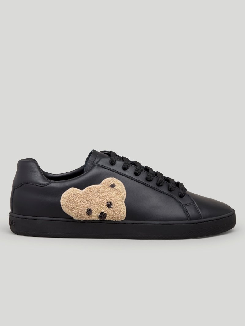 Zapatillas Palm Angels Bajas Teddy Bear Tenis Sneakers Hombre Negras Marrones | ES-784910