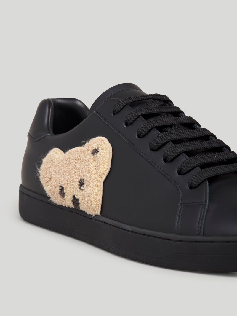 Zapatillas Palm Angels Bajas Teddy Bear Tenis Sneakers Hombre Negras Marrones | ES-784910