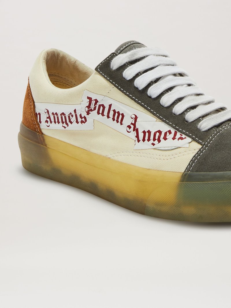 Zapatillas Palm Angels Paxvault By Vans Old Skool Vlt Hombre Gris Blancas | ES-189360