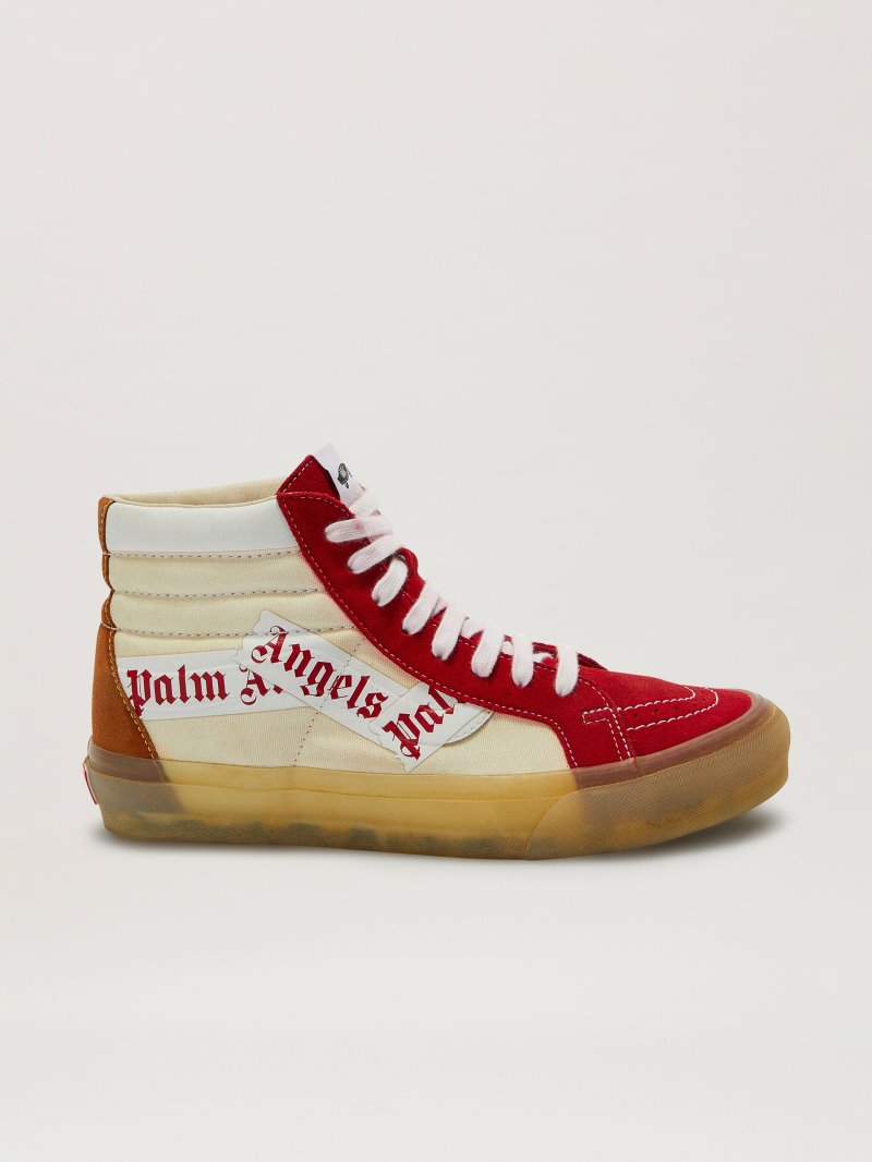 Zapatillas Palm Angels Paxvault By Vans Sk8-hi Reissue Vlt Mujer Rojas Beige | ES-733100