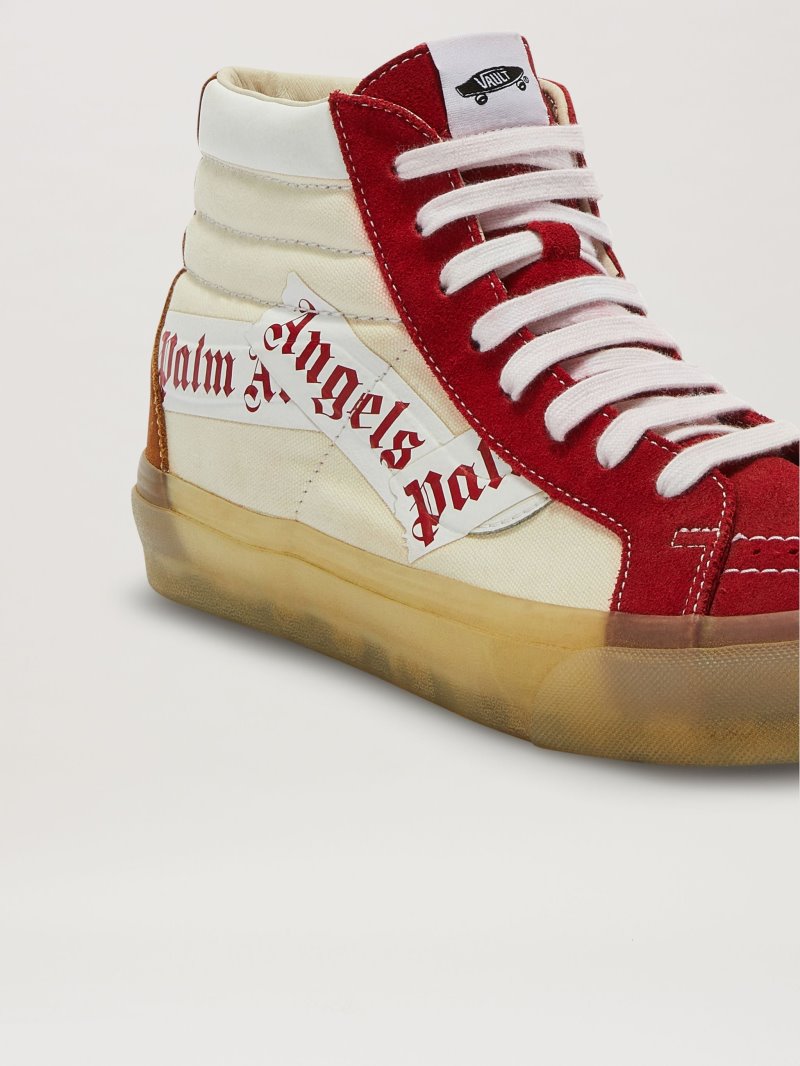 Zapatillas Palm Angels Paxvault By Vans Sk8-hi Reissue Vlt Mujer Rojas Beige | ES-733100