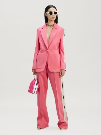 Blazers Palm Angels Pista Blazers Mujer Fucsia Blancas | ES-213196