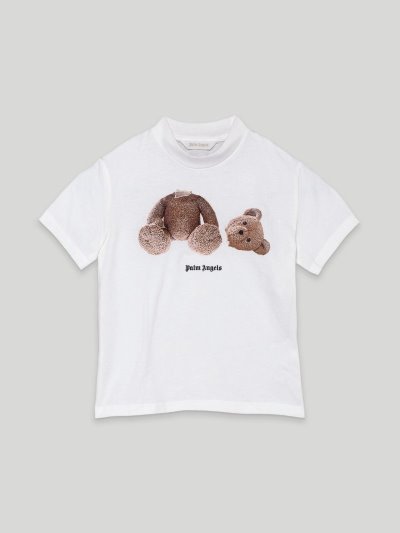 Camiseta Palm Angels Bear T Shirt Niños Blancas Marrones | ES-044942