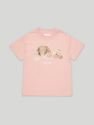 Camiseta Palm Angels Bear T Shirt Niños Rosas Marrones | ES-163281