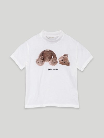 Camiseta Palm Angels Bear T Shirt Niños Blancas Marrones | ES-455436