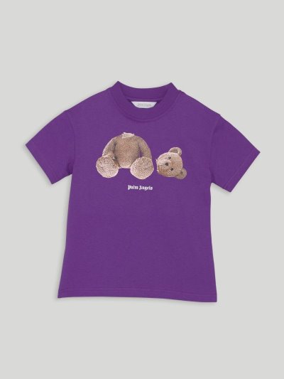 Camiseta Palm Angels Bear T Shirt Niños Moradas Marrones | ES-490215