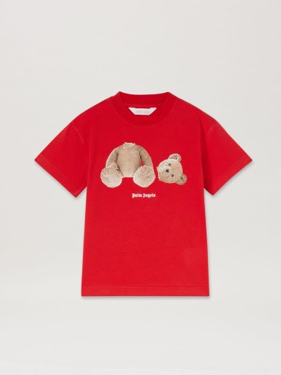 Camiseta Palm Angels Bear T Shirt Niños Rojas Marrones | ES-525932