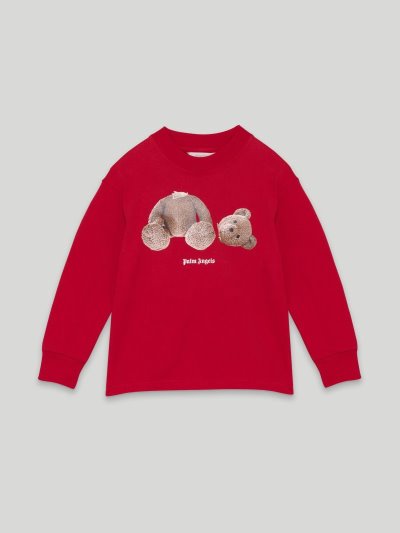 Camiseta Palm Angels Bear T Shirt Niños Rojas Marrones | ES-818716