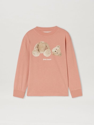 Camiseta Palm Angels Palm Angels Bear T Shirt Niños Rosas Marrones | ES-104544