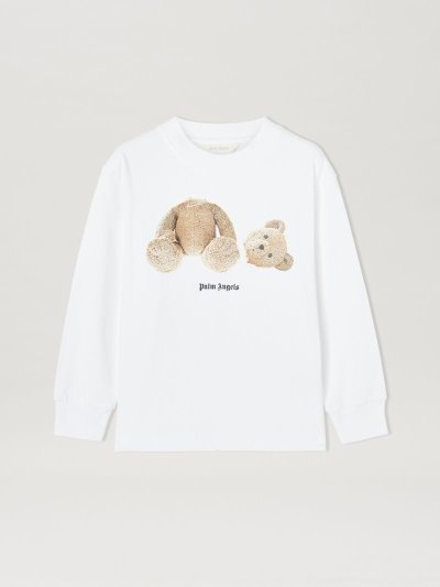 Camiseta Palm Angels Palm Angels Bear T Shirt Niños Blancas Marrones | ES-449207