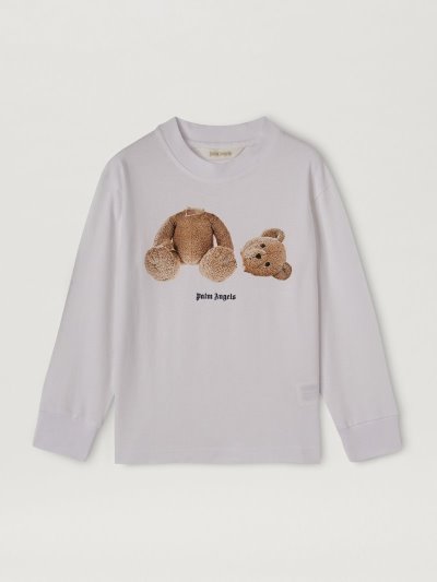 Camiseta Palm Angels Palm Angels Bear T Shirt Niños Blancas Marrones | ES-857634