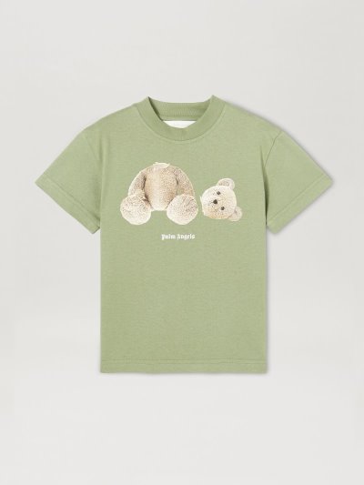 Camiseta Palm Angels Palm Angels Bear T Shirt Niños Verde Claro Marrones | ES-966455