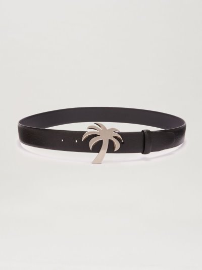 Cinturones Palm Angels Palm Belts Hombre Negras Plateadas | ES-091946