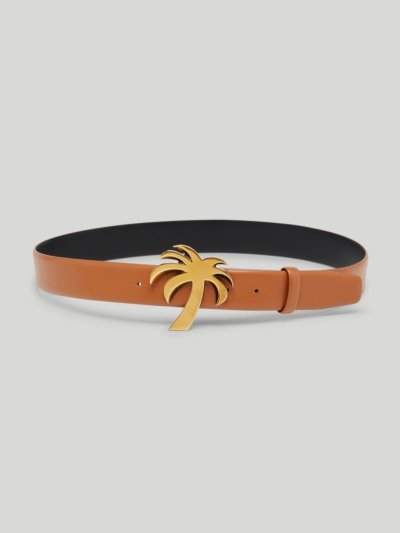 Cinturones Palm Angels Palm Belts Hombre Marrones Doradas | ES-431001