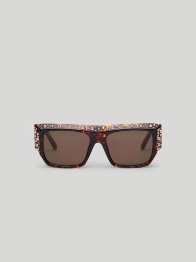 Gafas de Sol Palm Angels Casablanca Sunglasses Mujer Marrones Oscuro | ES-481116