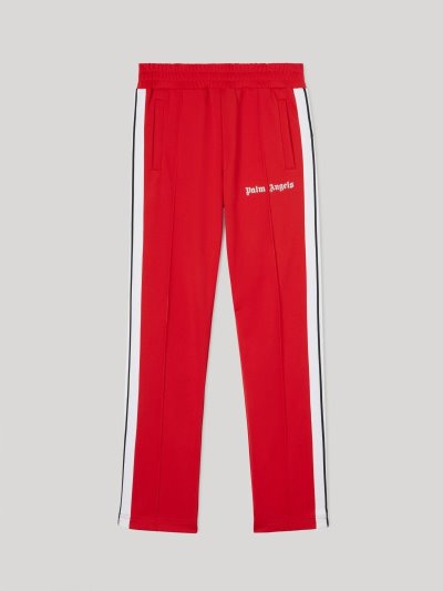 Pantalones Deportivos Palm Angels Pista Pants Hombre Rojas Blancas | ES-576260