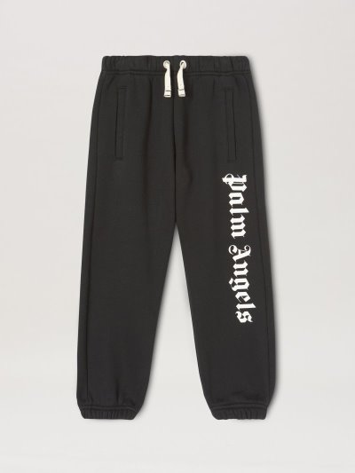 Pantalones Palm Angels Classic Overlogo Sweatpants Niños Negras Blancas | ES-336311