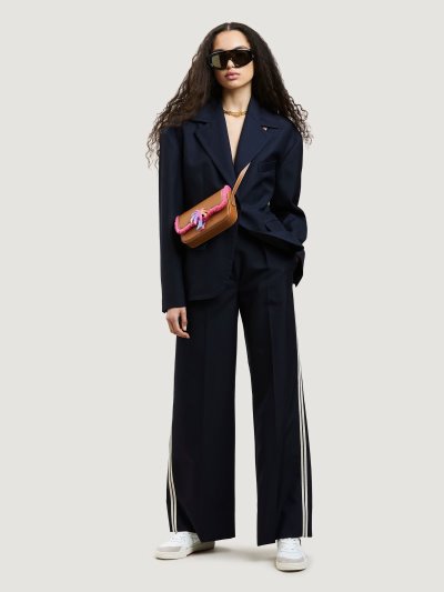 Pantalones Palm Angels Classic Suit Pants Mujer Indigo Azules | ES-579049