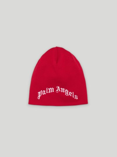 Sombreros Palm Angels Logo Beanie Niños Rojas Blancas | ES-783389